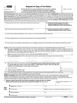 4506 form preview